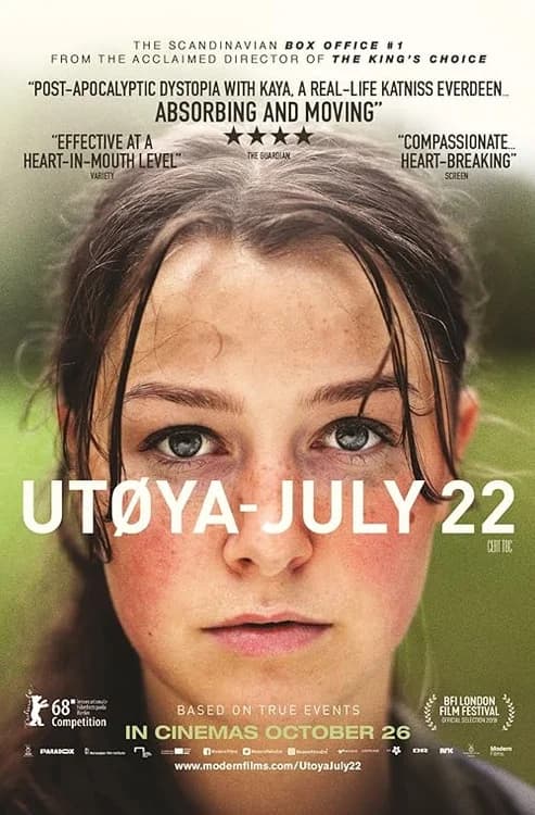 Utoya: July 22 film posteri