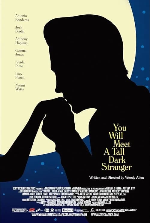 You Will Meet a Tall Dark Stranger film posteri